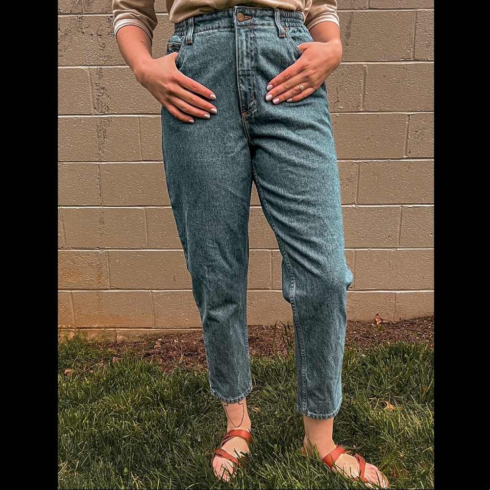 L.L. Bean Petite Comfort Waist Mom Jeans